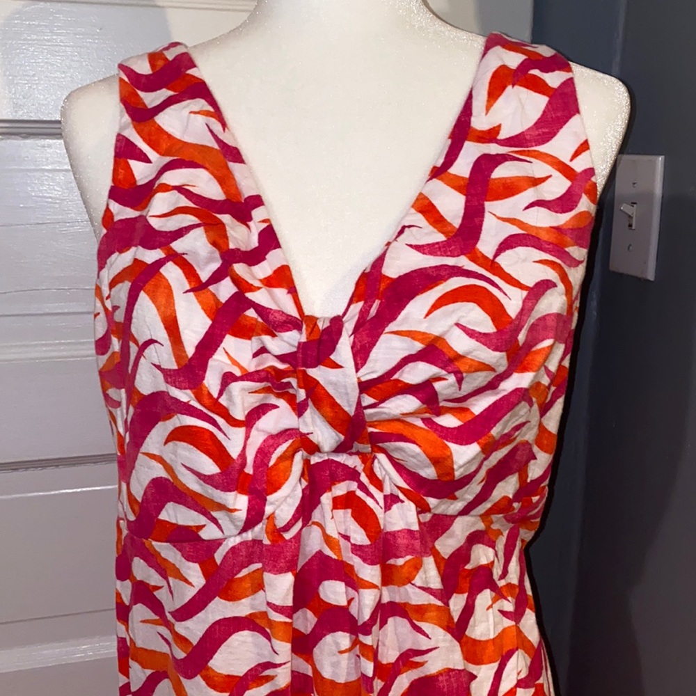 Tommy Bahama | Pink Orange striped dress